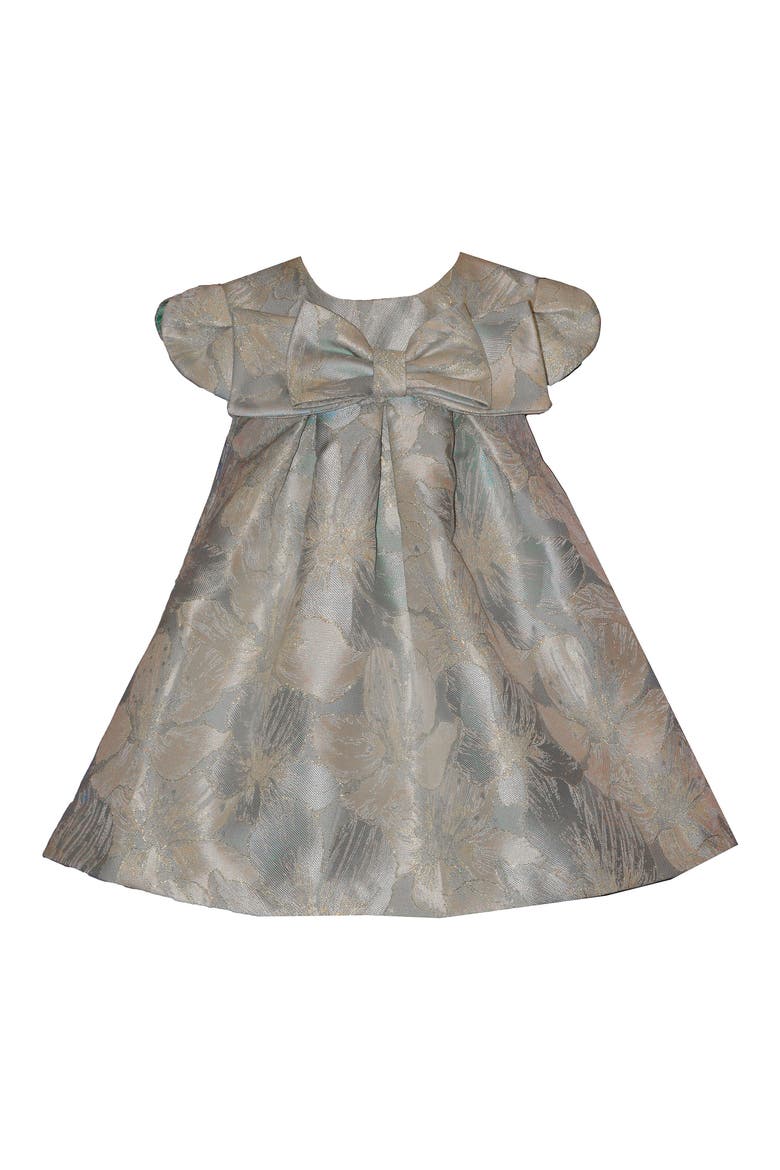 Kids' Bow Trapeze Dress, Main, color, SAG