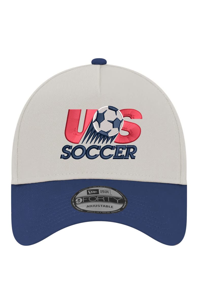 New Era Men's New Era Khaki USMNT 1993 Retro Foam 9FORTY Adjustable Hat, Alternate, color, Khaki