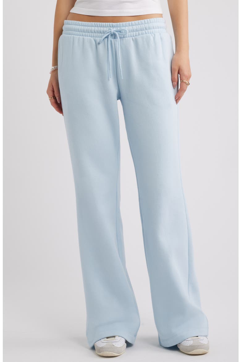 Baggy Flare Leg Sweatpants, Main, color, BLUE SKYRIDE