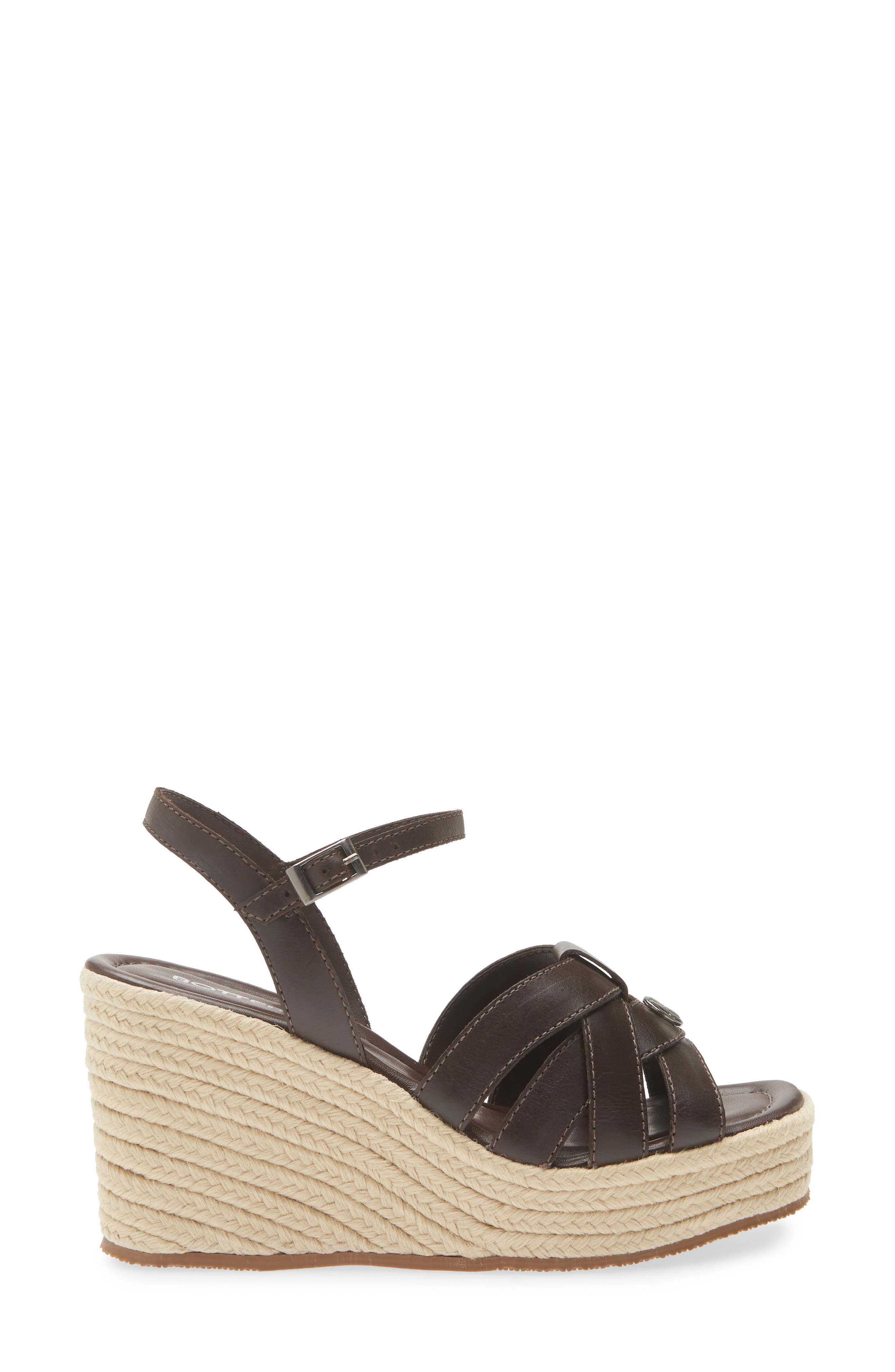 Bottero Wedge Sandal, Alternate, color, 