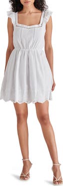 Steve Madden Astra Embroidered Accent Cotton Sundress