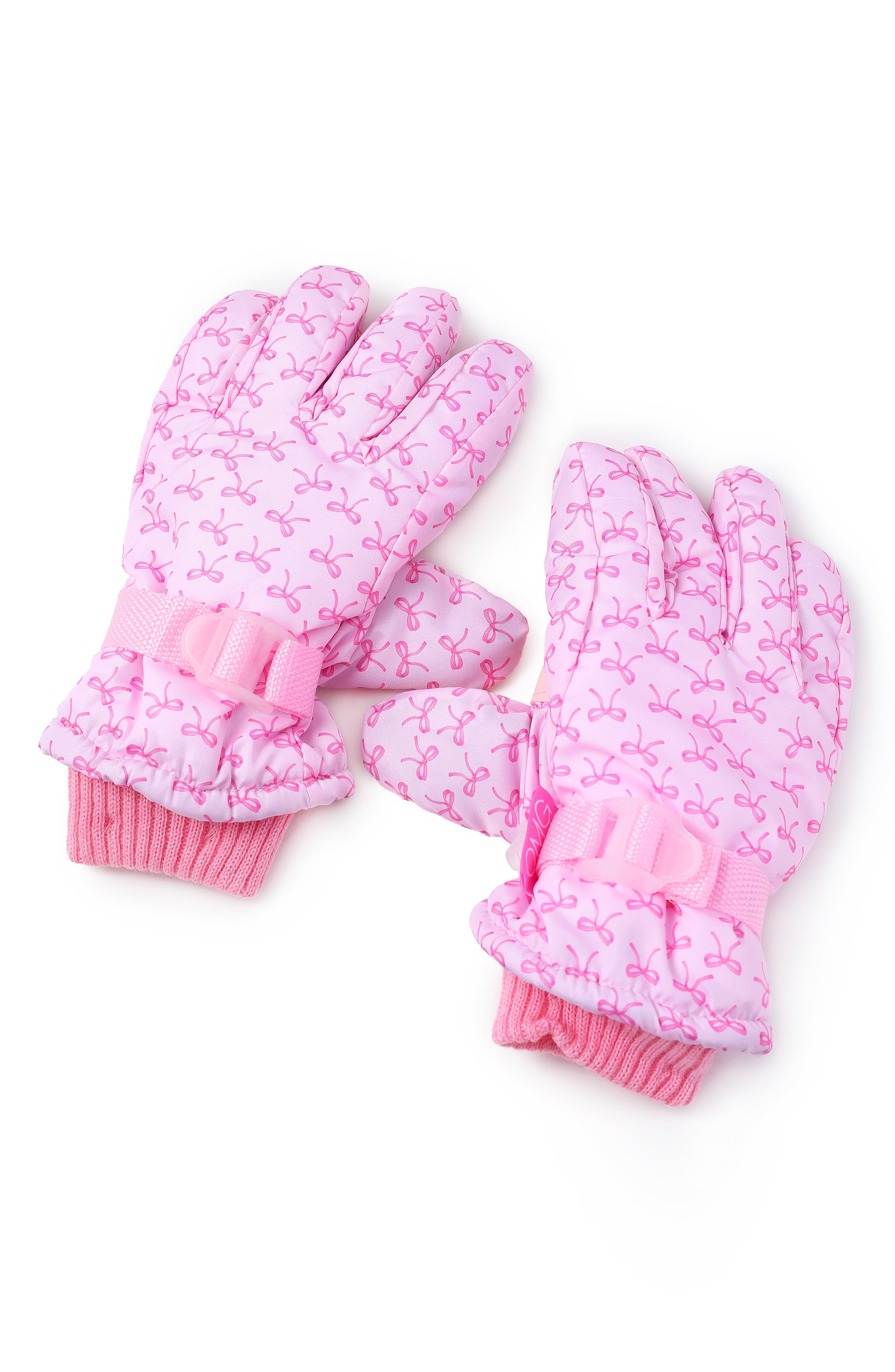 Kids' Bow Ski Gloves