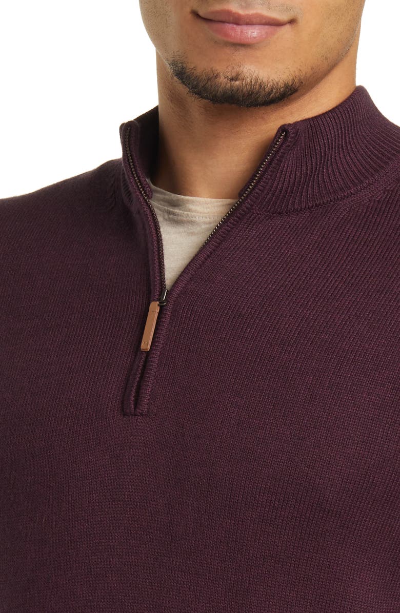 Mizzen+Main Cassady Quarter Zip Sweater, Alternate, color,