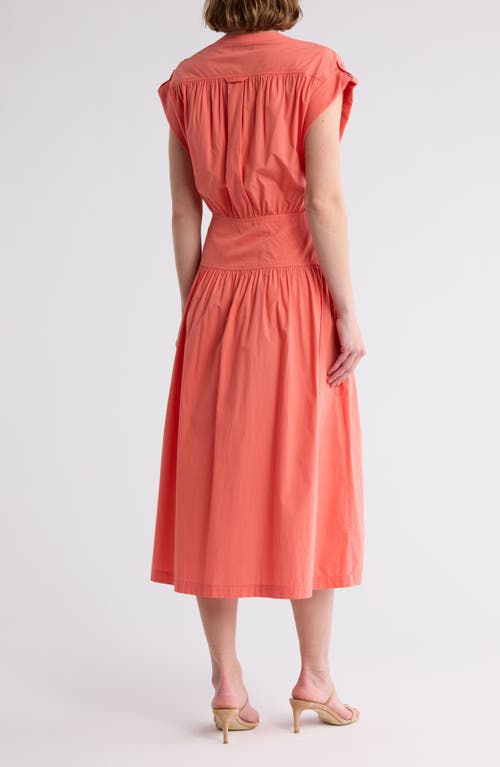Area Stars Cuff Button Front Dress