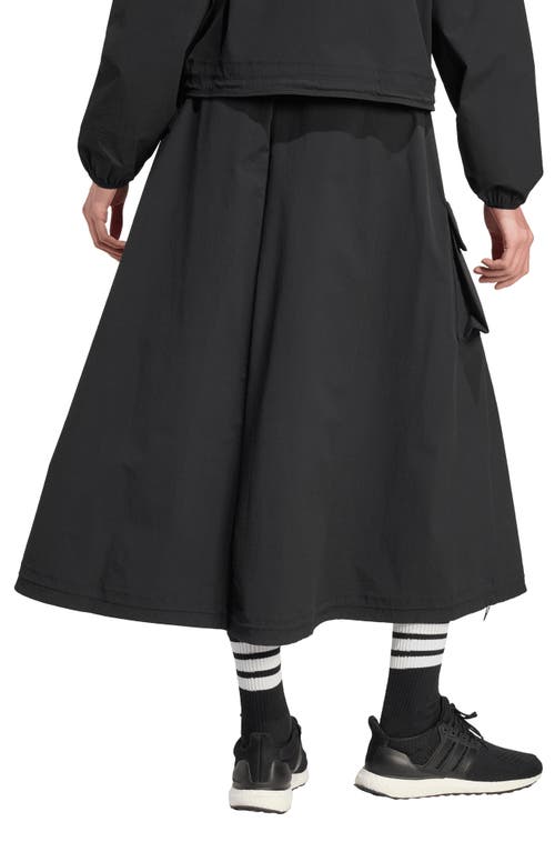 Adidas Originals Adidas City Tech Cargo Skirt In Black