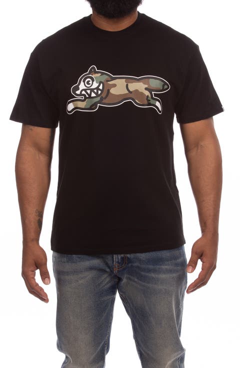 Camo Dog Graphic T-Shirt