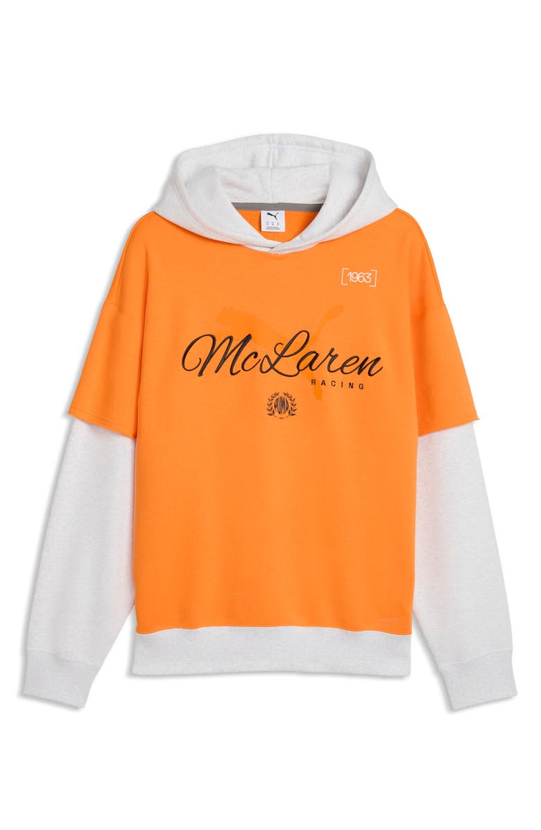 PUMA McLaren Layered Graphic Hoodie, Main, color,
