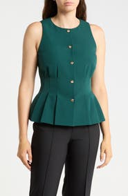Gemma + Jane Peplum Darted Vest