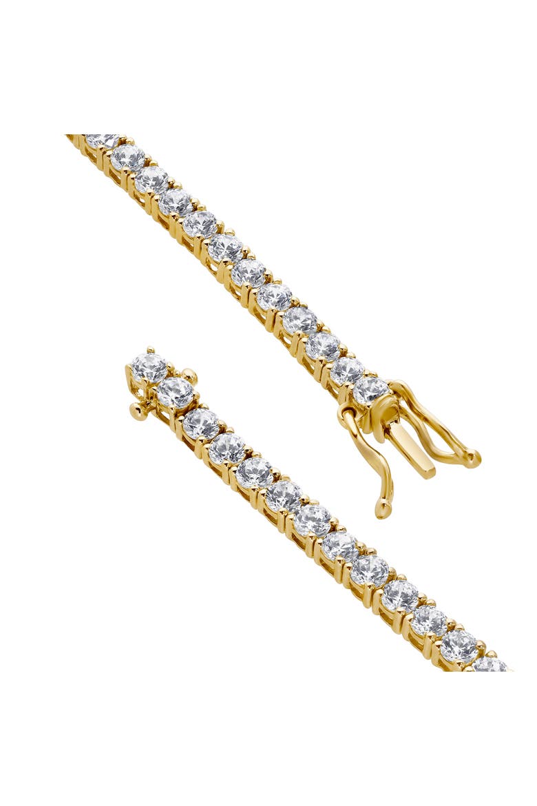 Evelia 5 Ct 10K Gold Lab Grown Tennis Bracelet, Alternate, color, 10K Yellow Gold