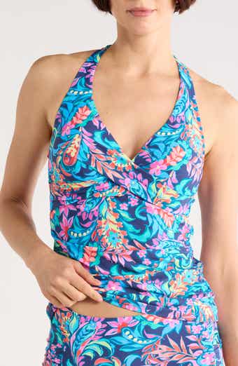 JANTZEN Louise Wrap Underwire Tankini Top