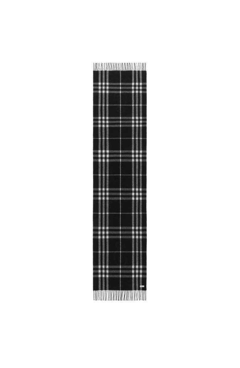 Burberry Wide Reversible Stormy Knight Scarf, Alternate, color, Black/Calico