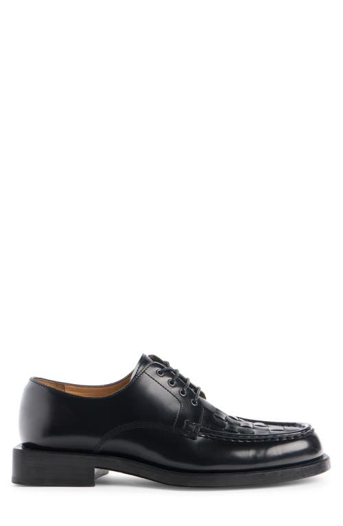 Jacquemus Les Derbies Tresses Woven Derby In Black