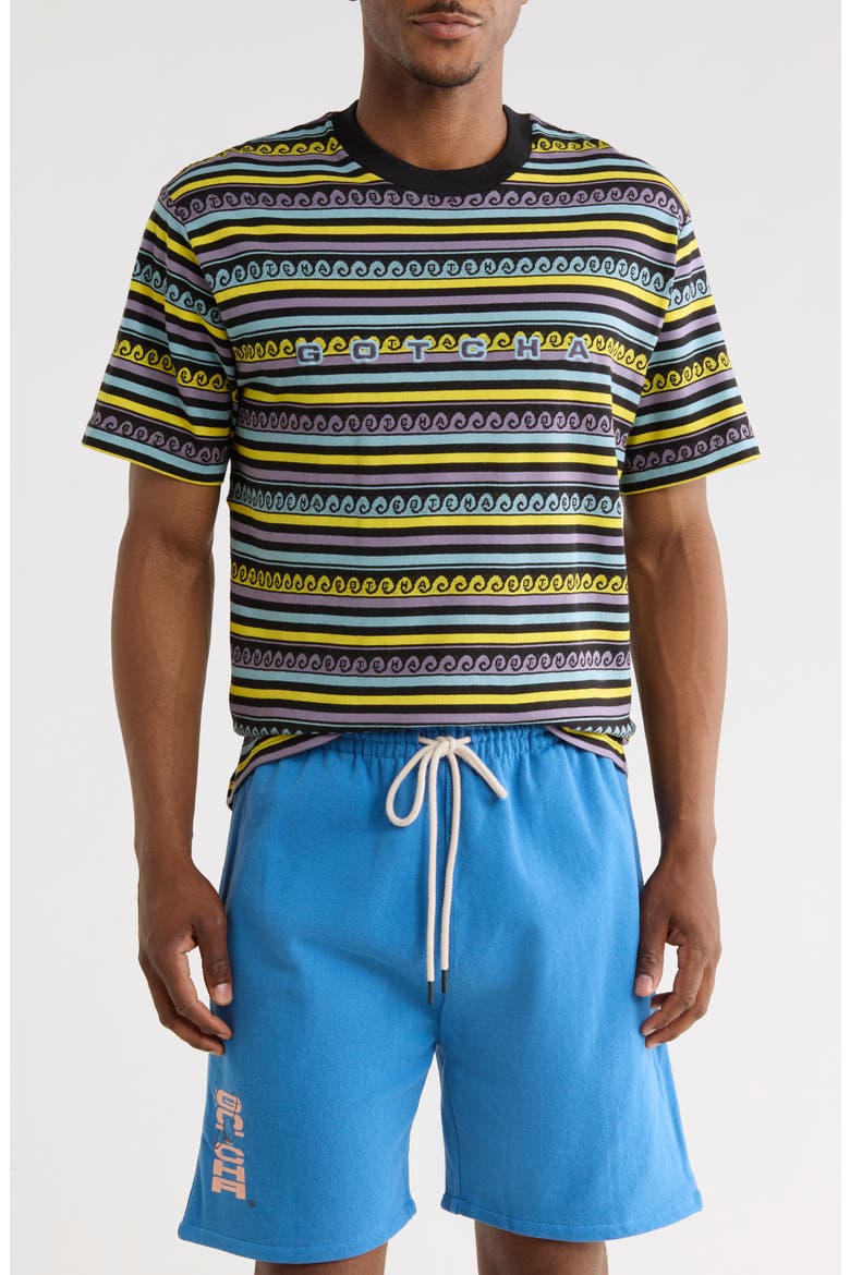 Bomb Cotton T-Shirt, Main, color, STRIPE