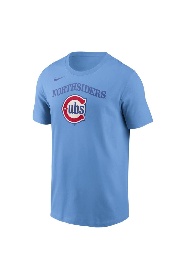 Men's Nike Baby Blue Chicago Cubs Alternate T-Shirt, Alternate, color, Light Blue