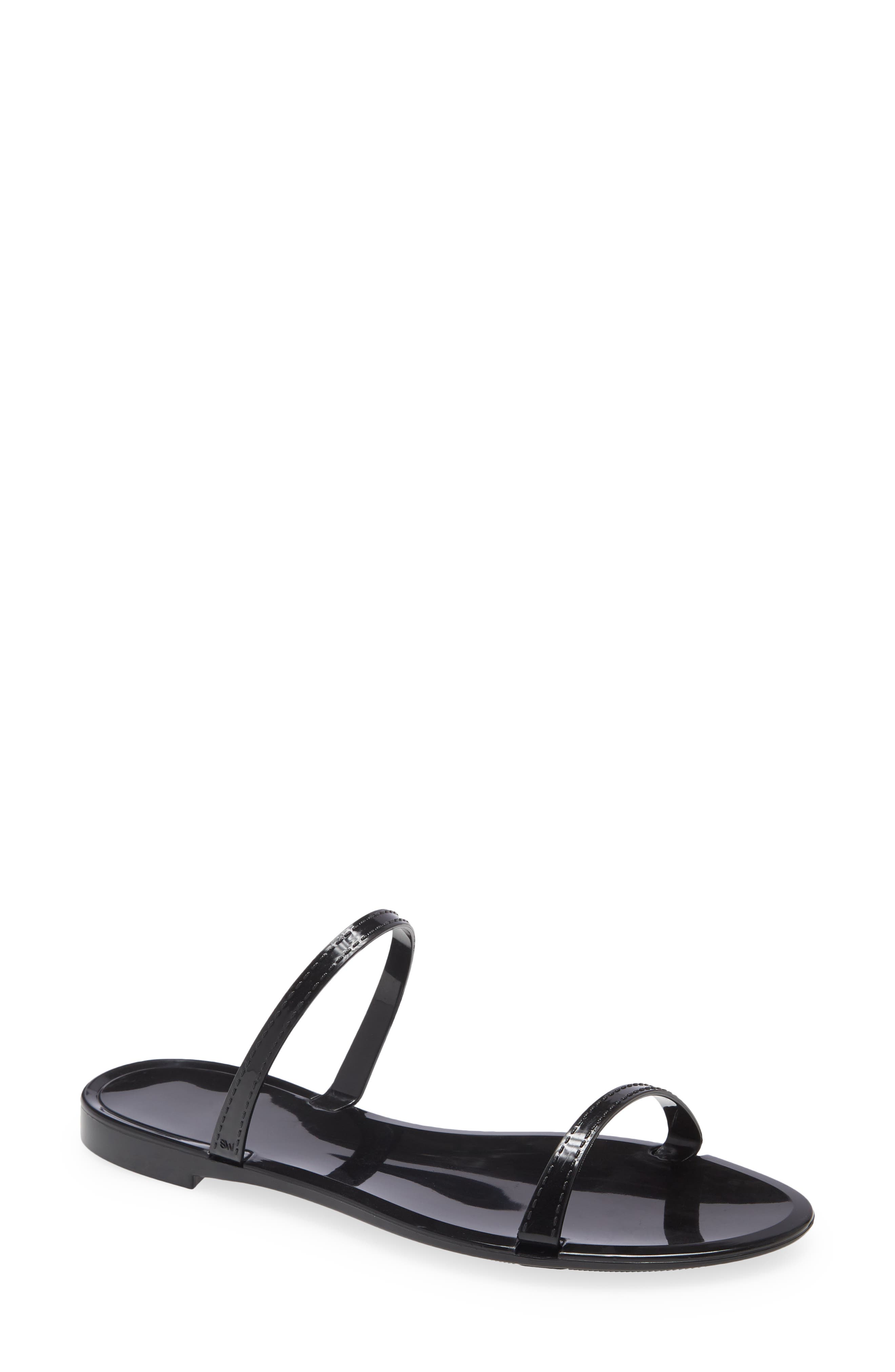 Sawyer Slide Sandal, Main, color, BLACK