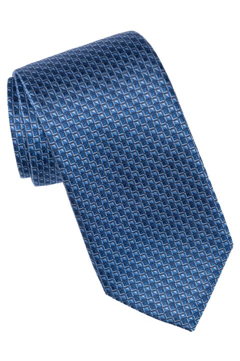 Brunelli - Extra Long Silk Jacquard Tie for Men