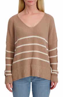 Lucky Brand Striped Textured Sweater