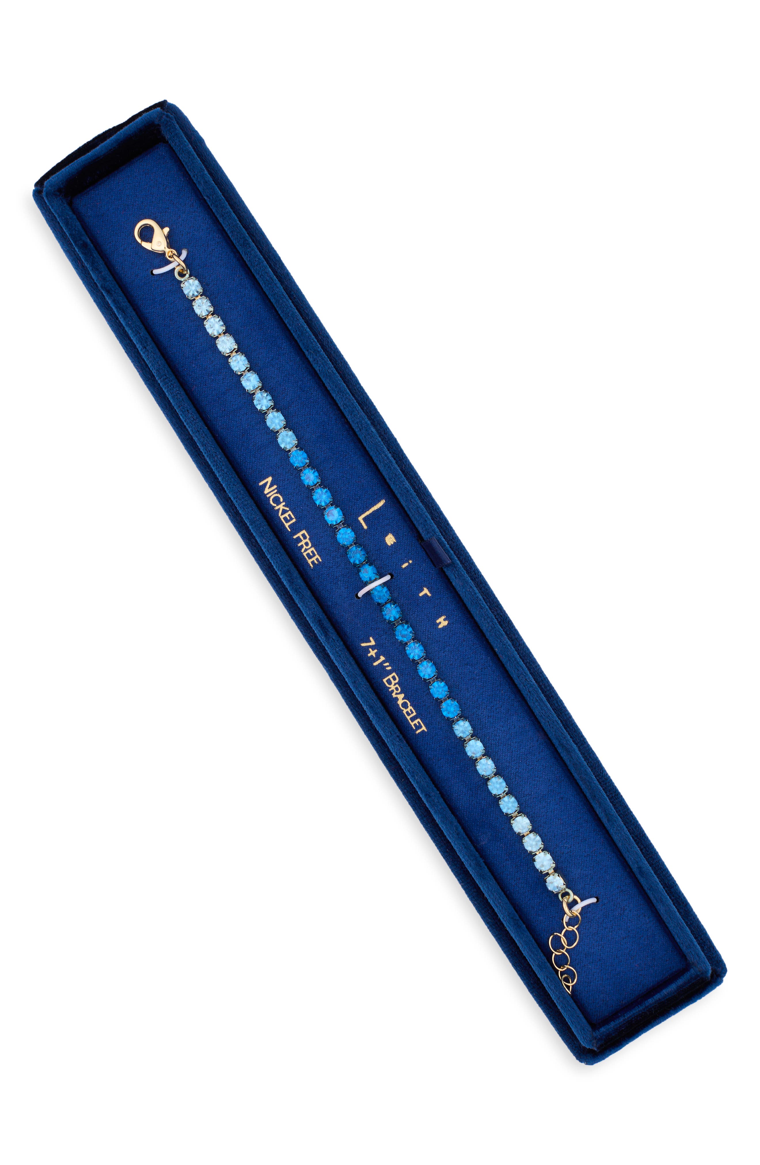DARK BLUE MULTI- GOLD