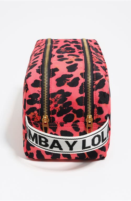 Bimba Y Lola Leopard Print Nylon Make-up Case In Multi