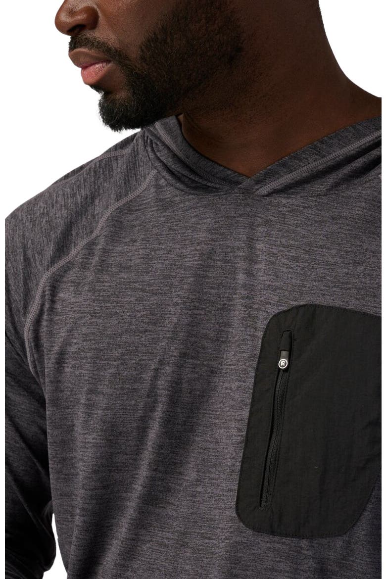 Destination Pullover Hoodie - Men's, Alternate, color, Turbulence/Black