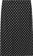 MANGO Dot Midi Skirt