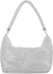 Jessica McClintock Julian Rhinestone Hobo Bag