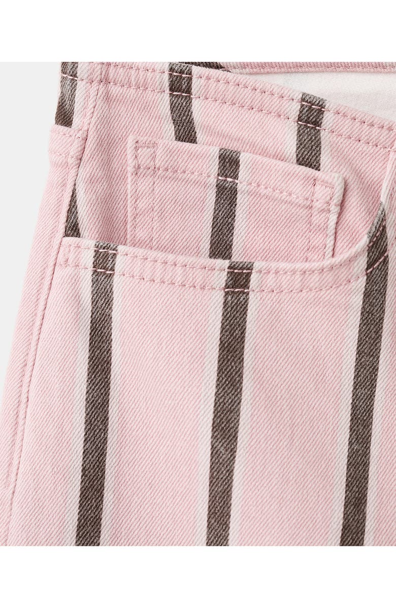 MANGO TEEN Striped Low Waist Wide Leg Jeans, Alternate, color,