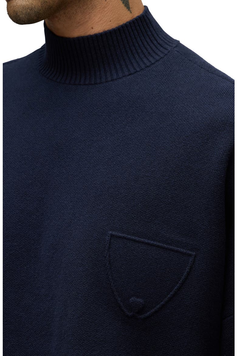 Jrue Mock Neck Cotton & Cashmere Blend Sweater, Alternate, color, OLYMPIA