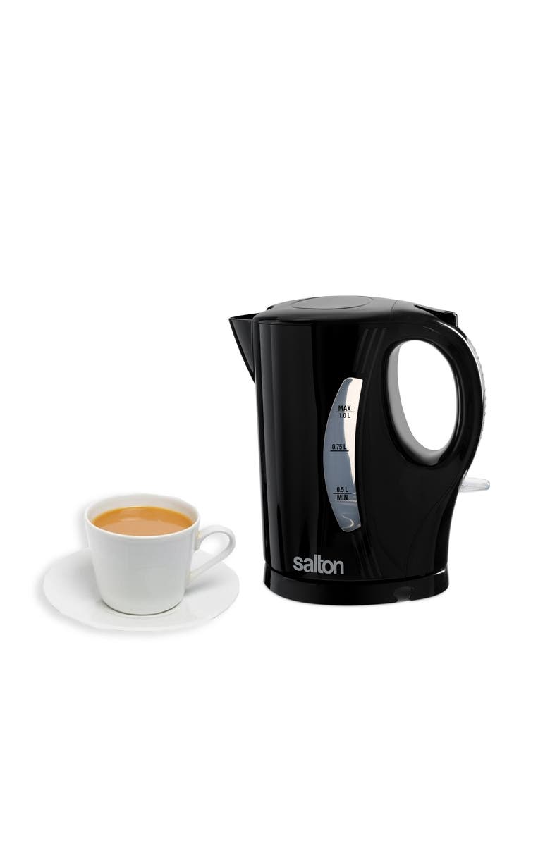 Salton Cordless Electric Kettle, Alternate, color, Black