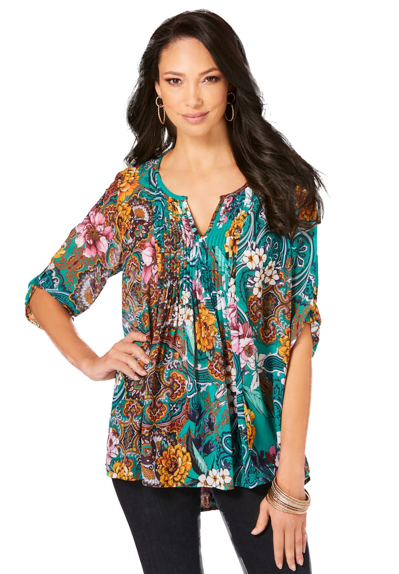 selected EMERALD PAISLEY GARDEN