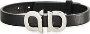 FERRAGAMO Pop Double Gancio Leather Bracelet