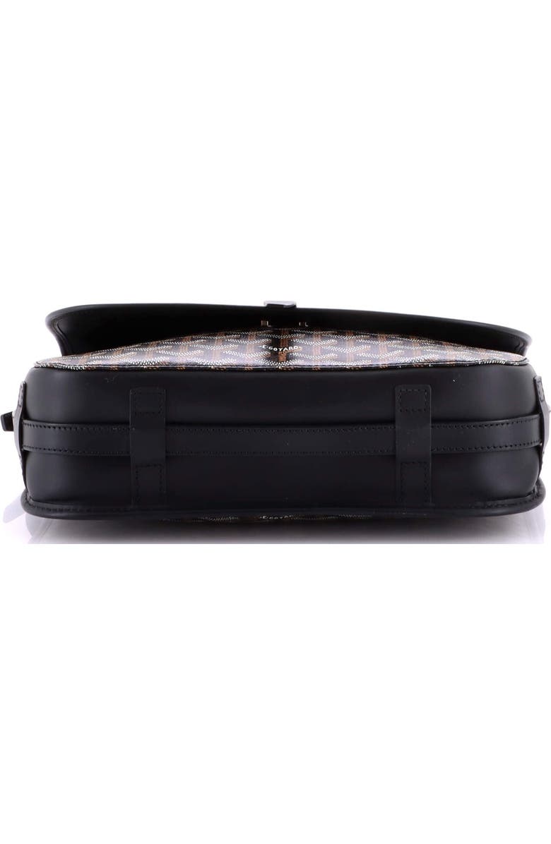 Pre-Owned Goyard Belvedere II Messenger Bag Coated Canvas MM, Alternate, color, Black