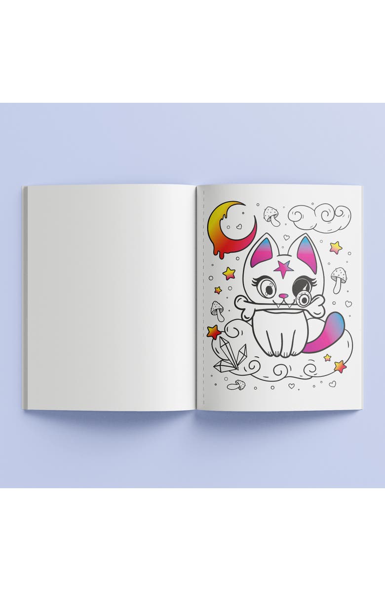 KALEIDOSCOPE Pop Velvet, Kreepy Kawaii, Creative Coloring, 32 Pages, Alternate, color, Multicolored