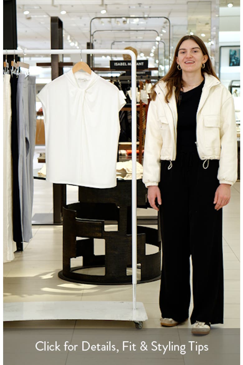 Twist Neck Cap Sleeve Top video
