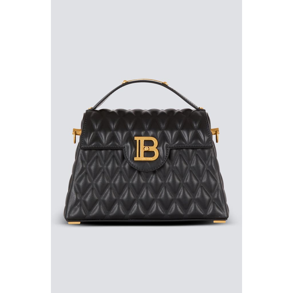 Balmain B-buzz Dynasty Bag In Black