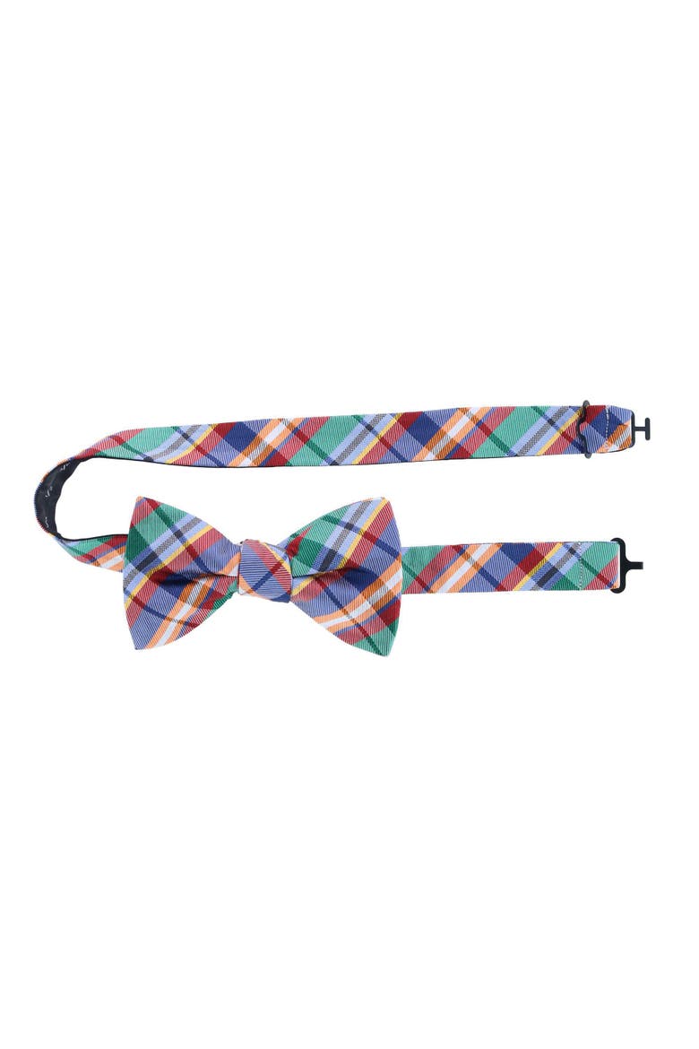 Sherwood Plaid Silk Bow Tie, Alternate, color, Plaid