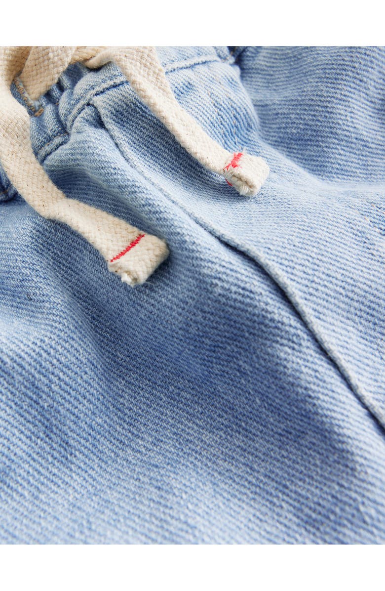 Mini Boden Kids' Drawstring Denim Carpenter Pants, Alternate, color,