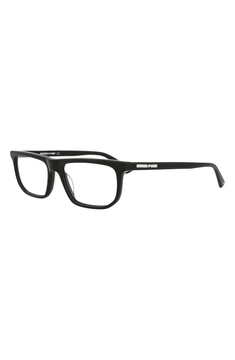 McQueen 54mm Core Square Optical Glasses, Alternate, color, 