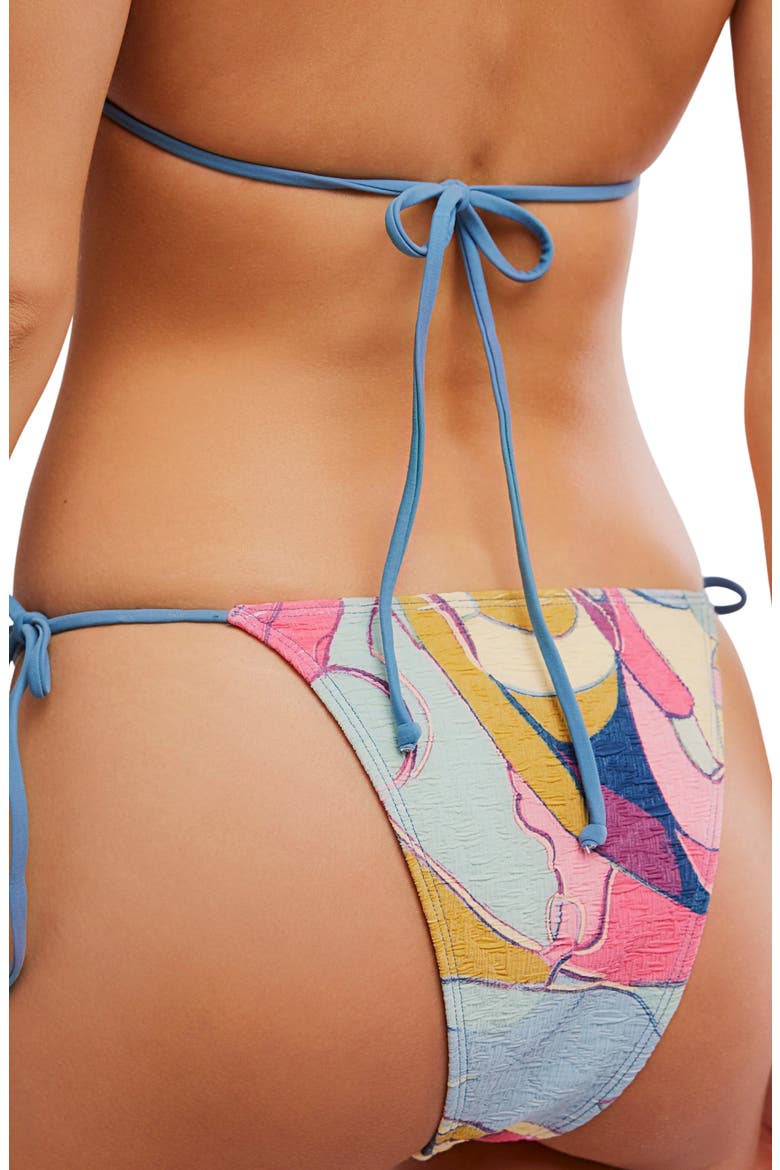 Michelle Side Tie Bikini Bottoms, Alternate, color, OASIS PRINT