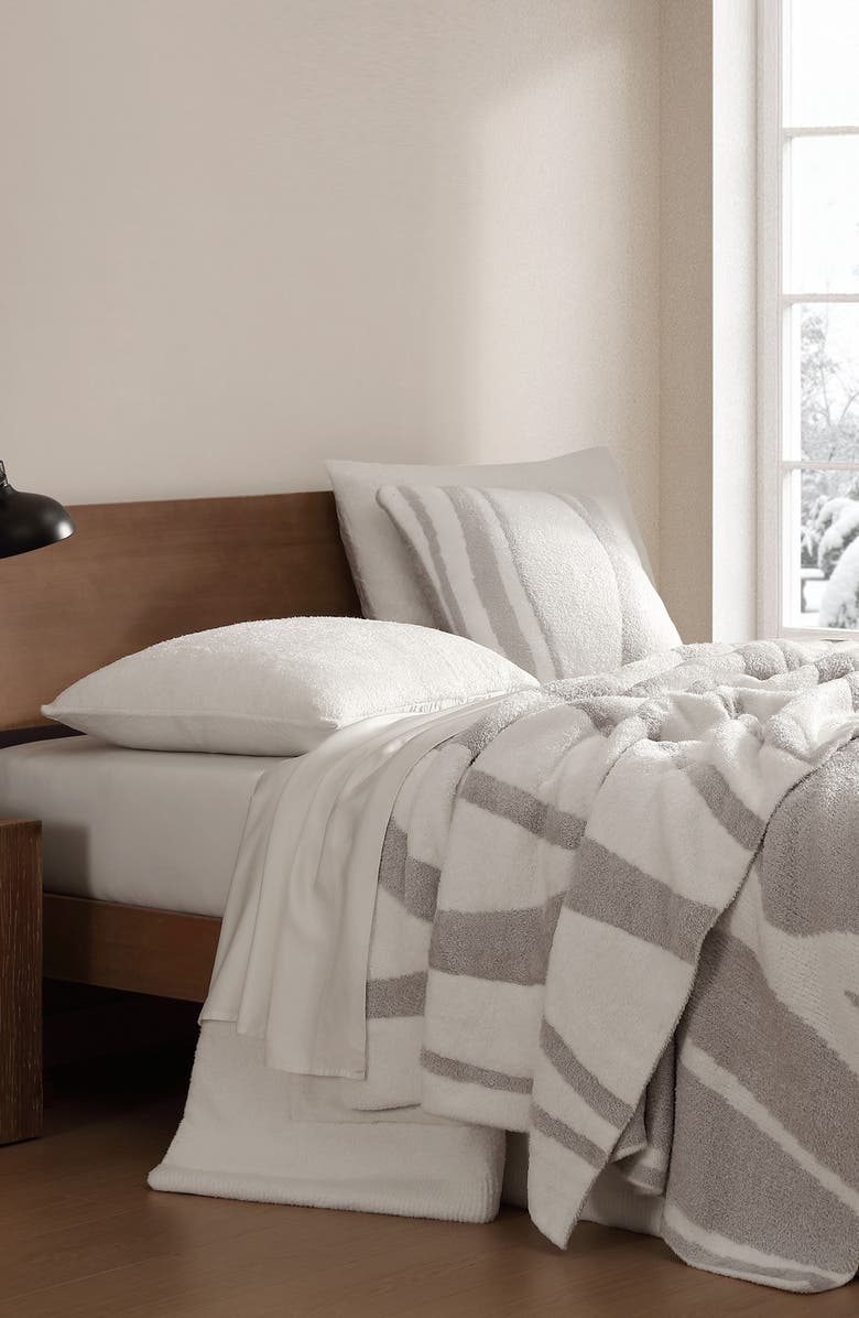 Sunday Citizen Cloud Silque Woodland Blanket, Alternate, color, White / Pearl Grey