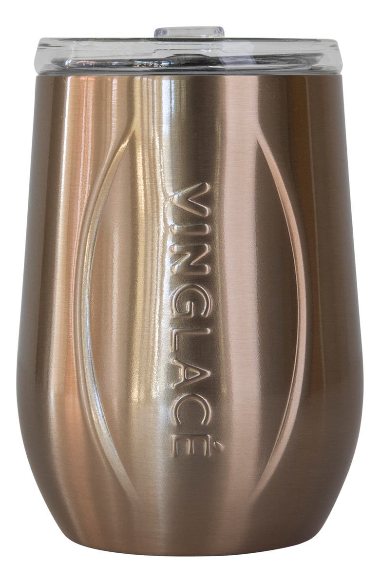 Vinglacé Stemless Wine Glass, Main, color, Copper