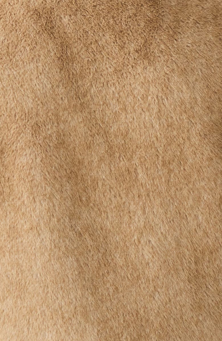 Steve Madden Brady Quilted & Faux Fur Vest, Alternate, color, Dark Espresso