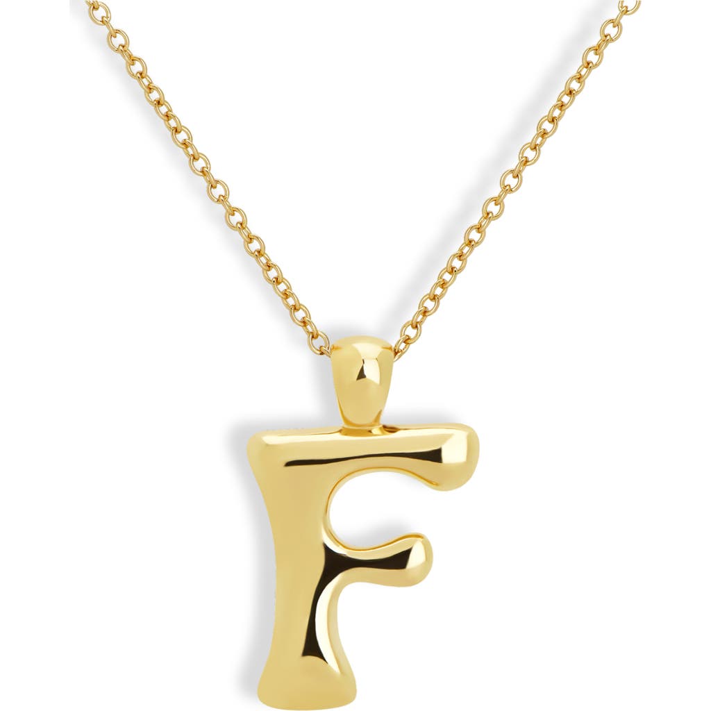 MOD AND JO Blake Bubble Letter Pendant Necklace in F  product