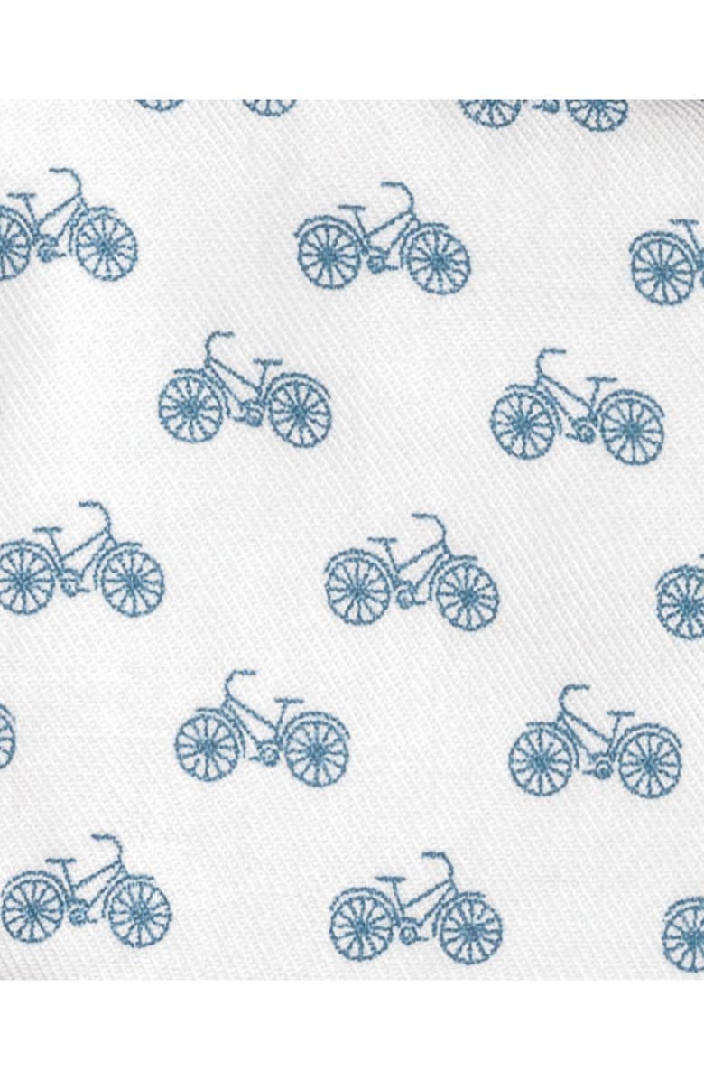 Petite Plume Bicyclette Woven Cotton Pajamas, Alternate, color, 