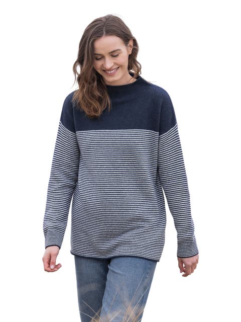 Felted Funnel Neck Sweater