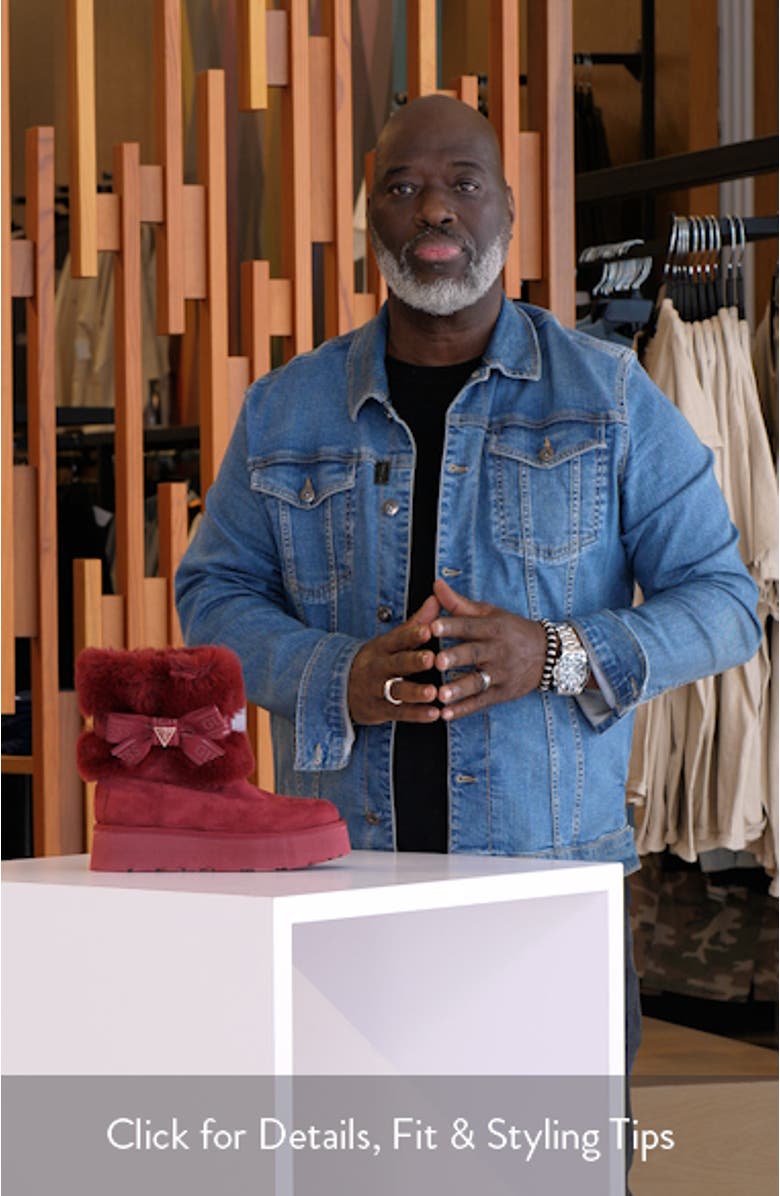 Denla Faux Fur Bootie, sales video thumbnail