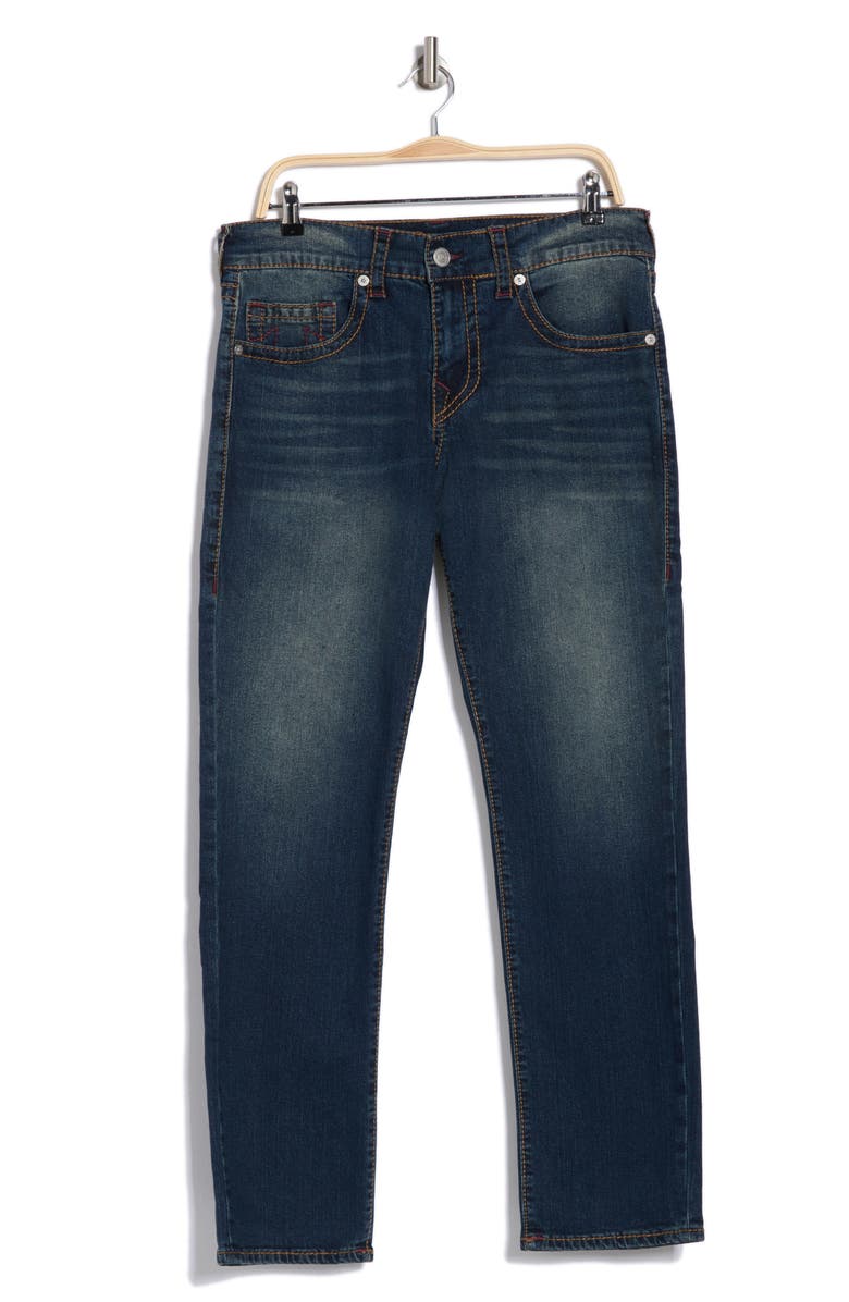 True Religion Brand Jeans Geno Snap Flap Pocket Slim Jeans, Alternate, color, 