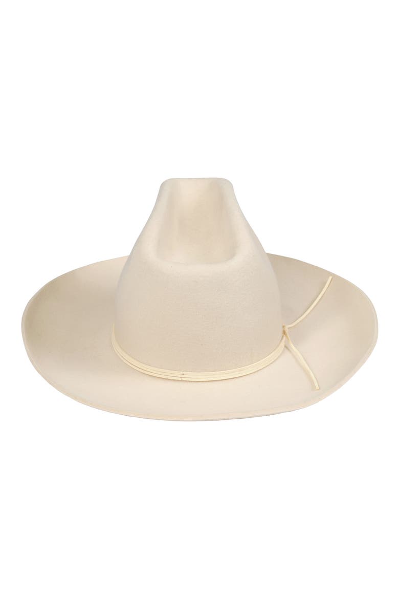 The Goldfinger Wool Western Hat, Alternate, color, IVORY