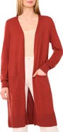 Halogen® Open Front Longline Cardigan