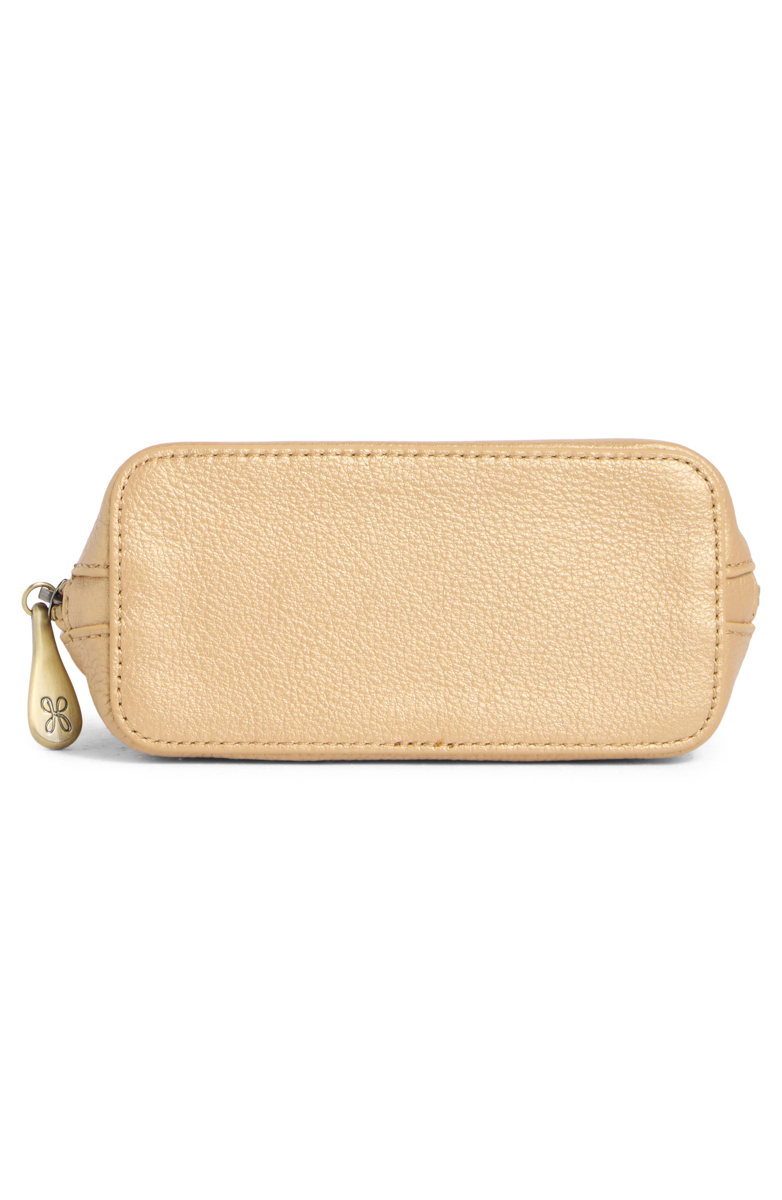 HOBO Nash Calfskin Leather Crossbody Bag, Alternate, color, Dusty Gold